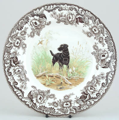 Plate Black Labrador